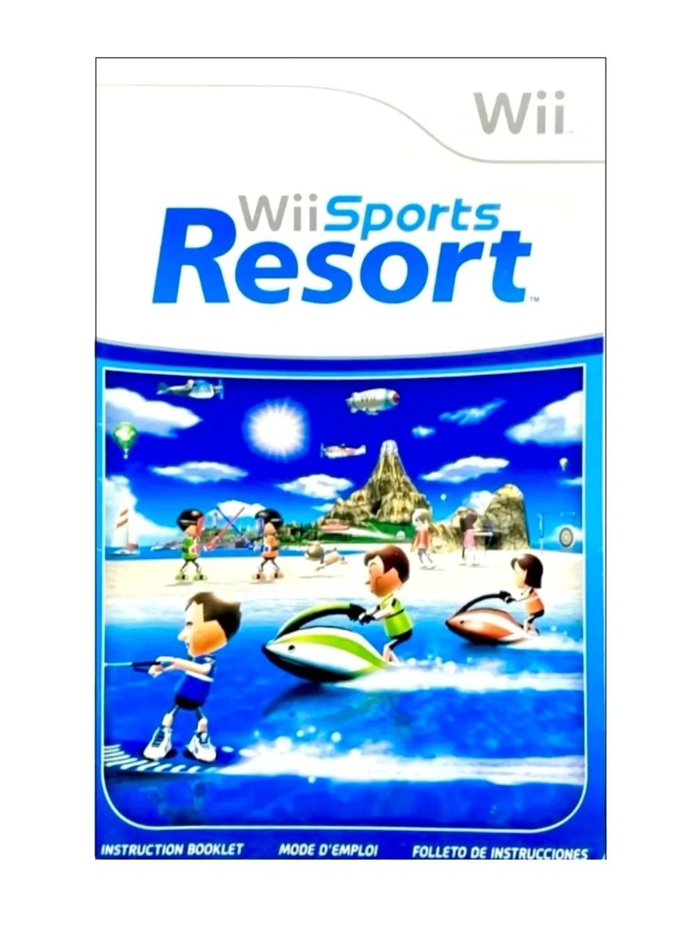Wii Sports Resort (Nintendo Wii, 2009) - Case / Maunal Only